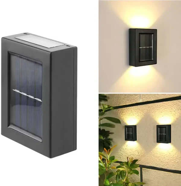 Moderne Solcelle Havelampe Væglampe LED