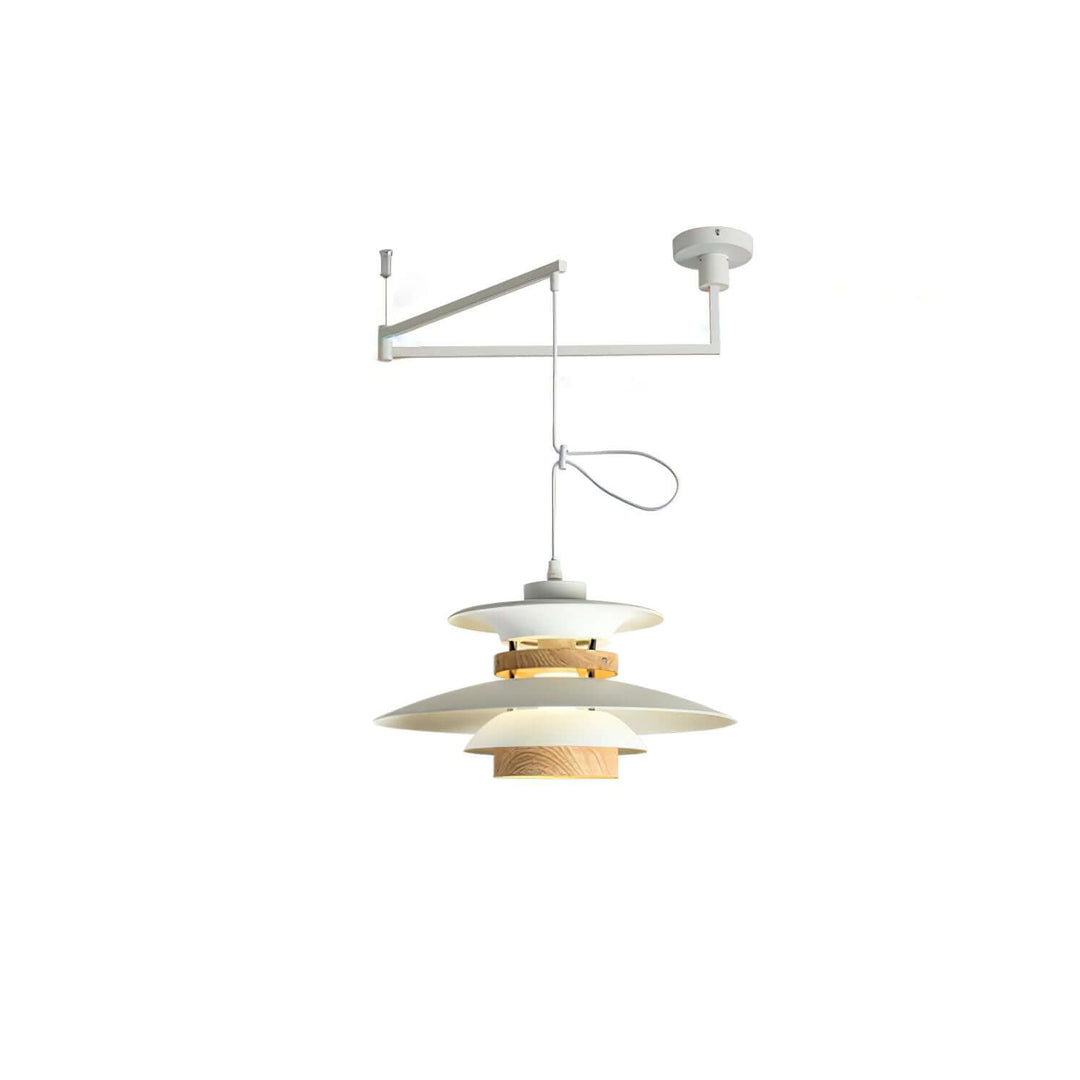 Pendellampe med 4 Skærme - Svingarm Design