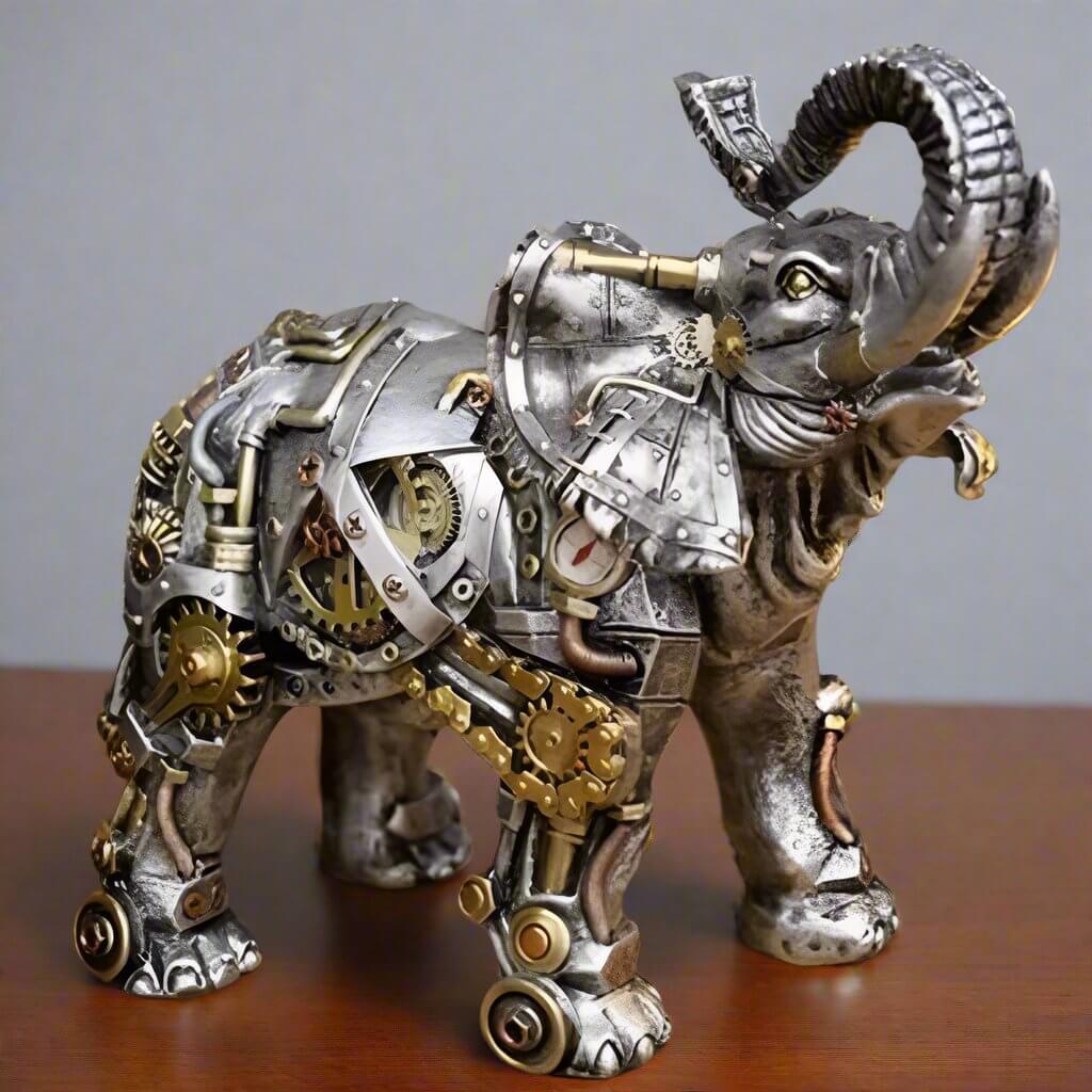 Steampunk Mekaniske Dyreskulpturer