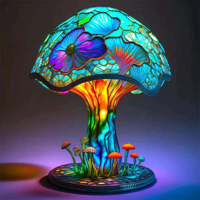 Blyglass Bordlampe - Stemningslys