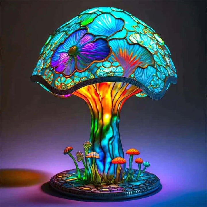 Blyglass Bordlampe - Stemningslys