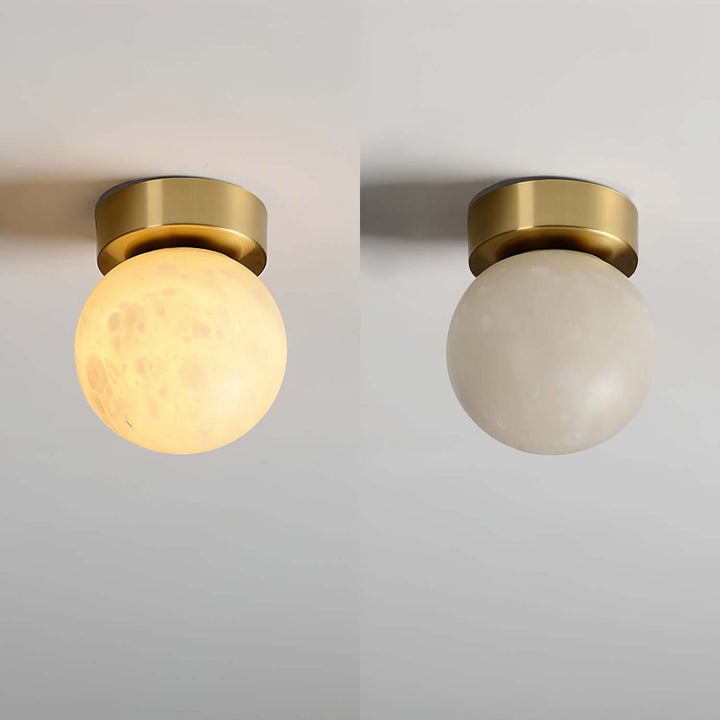 Måne Alabast Loftslys, Moderne LED, 15cm