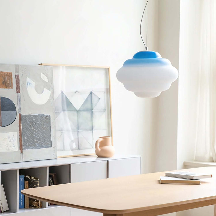 Gradient Sky Cloud Pendel Lampe