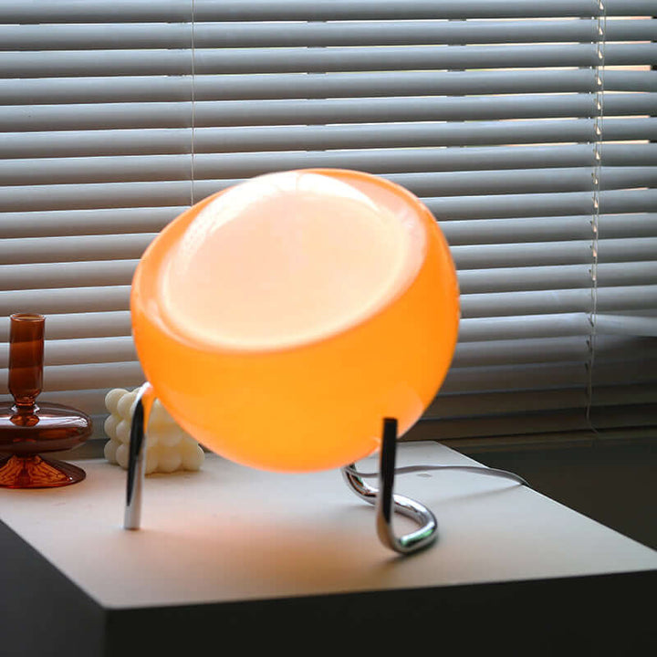 Retro Glas Bordlampe - Stemningsfuld Belysning