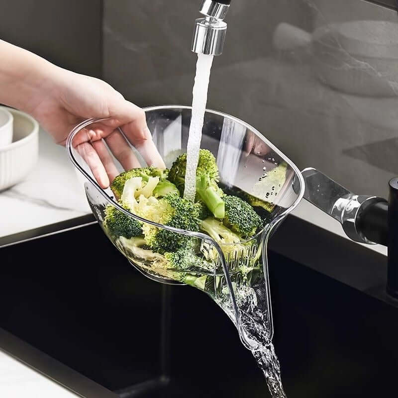 Køkkensi: Frugt- og grøntsagsafløb med ergonomisk design