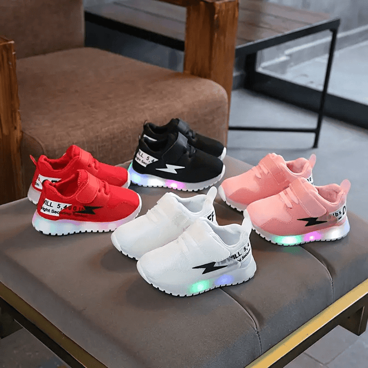 Børns LED-Sneakers - Lysende og Behagelige Sko