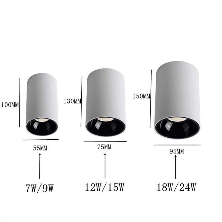 Minimalistisk Rund LED Loftlampe COB
