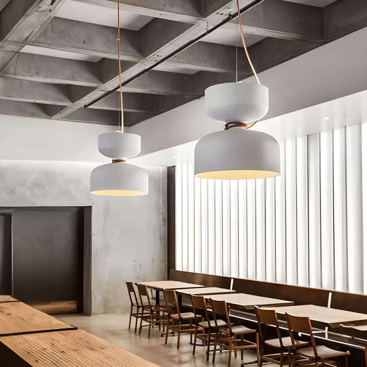 Geometrisk LED Pendellampe i Moderne Design