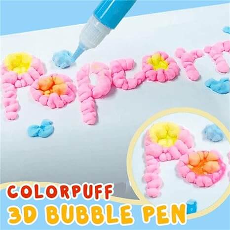 3D Puffy Pen sæt - Skab unikke 3D kunstværker