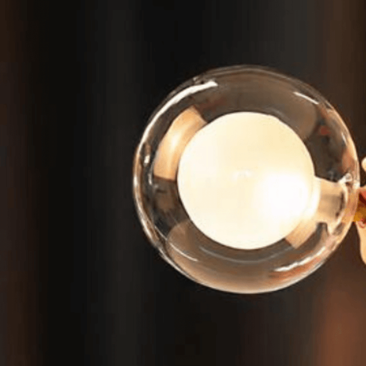 Dekorativ LED Bordlampe i Kunstharpiks