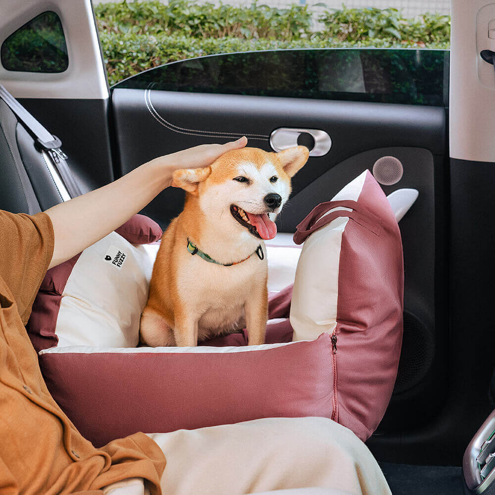 Sikker Autostol til Hunde med Beskyttelsespuder