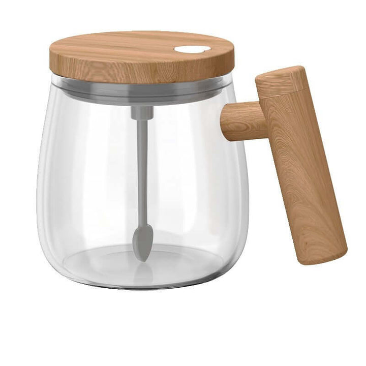 Håndmixer Kop af Træ - 2-i-1 Smoothie Blender
