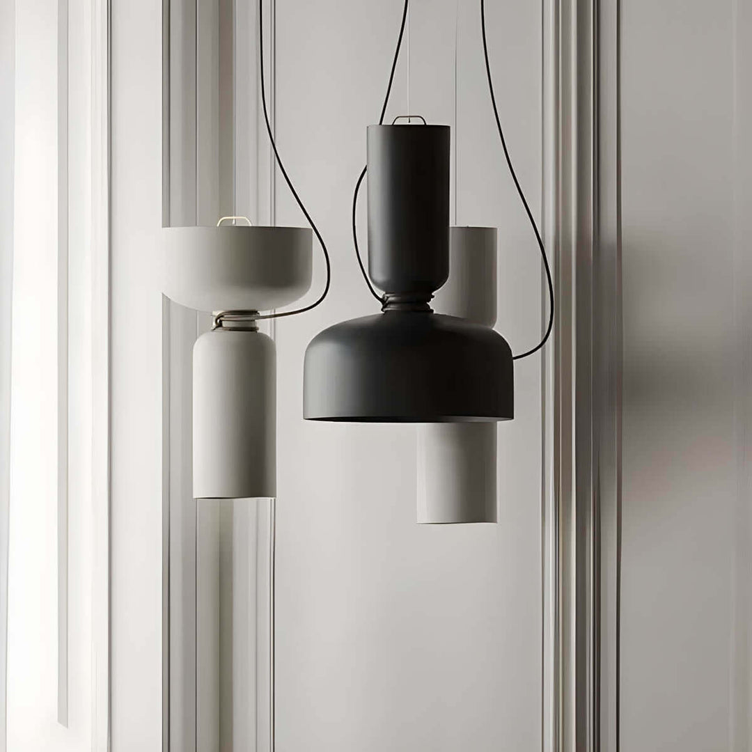 Geometrisk LED Pendellampe i Moderne Design