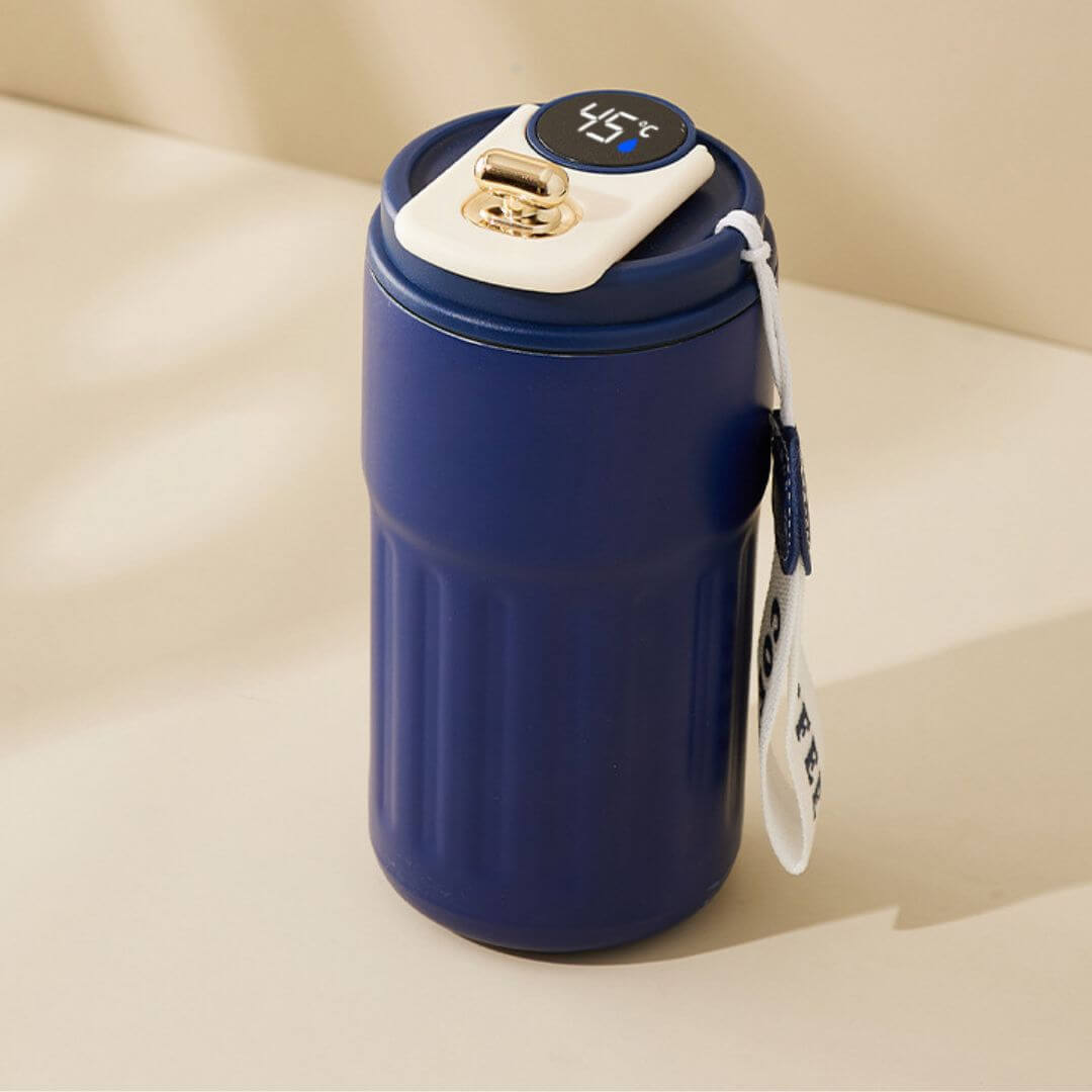 Isoleret termokop 450ml med LED temperaturvisning