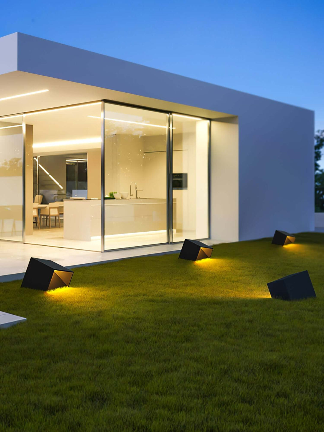 LED Solar Udendørs Havekubelys IP65