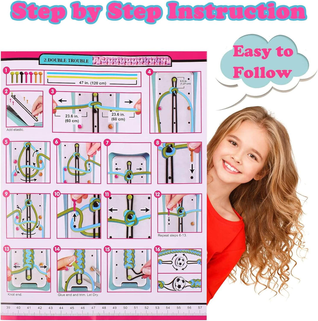 Børne DIY Flettesæt - Kreativt Loom-Legetøj