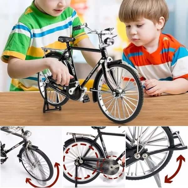 DIY Retro Cykelmodel Sæt - Nostalgisk Dekorationsgenstand