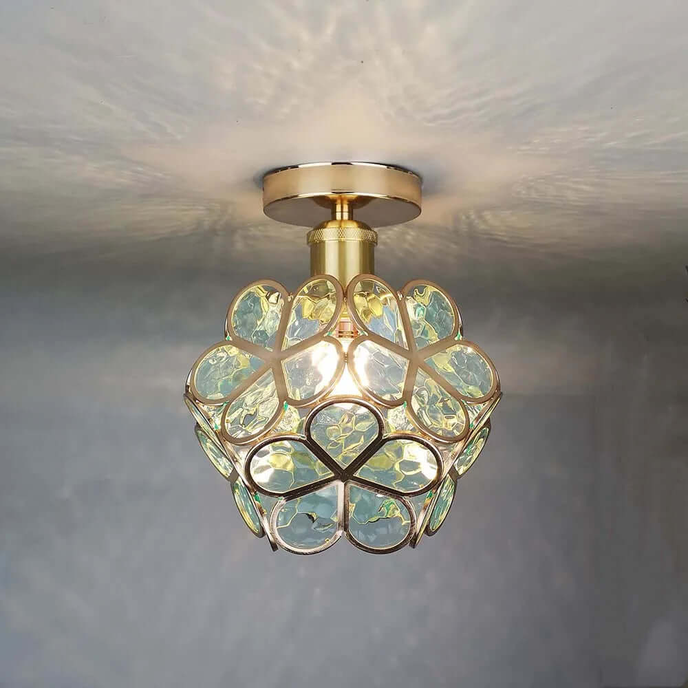 Loft Home Blomster Design Glas Loftlampe