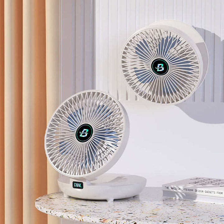Bærbar foldbar USB-ventilator med 3 hastigheder
