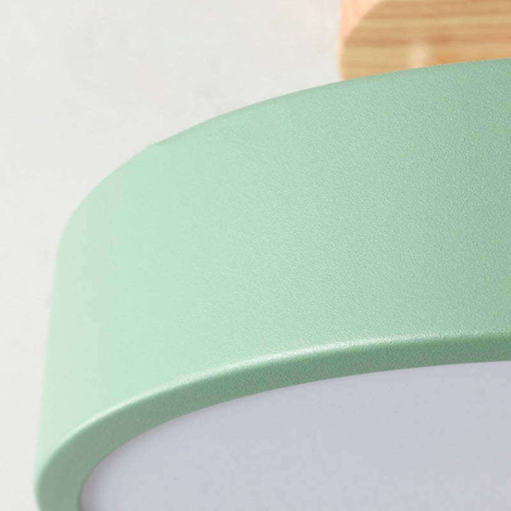 Dæmpbar LED Loftlampe i Trædesign