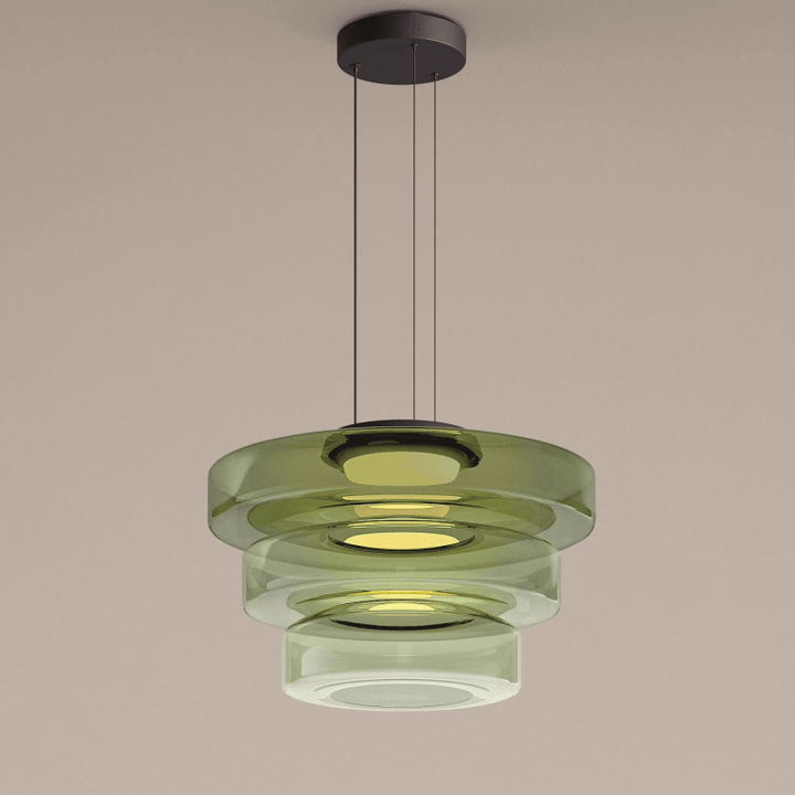 Elegant Bauhaus Glas Pendel Lampe