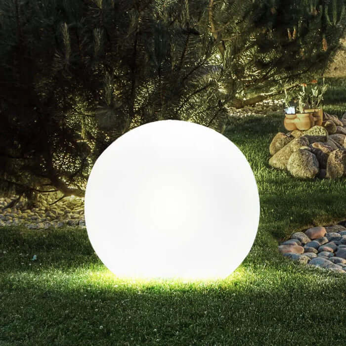LED Havekuglelampe, Solar, Farveskift