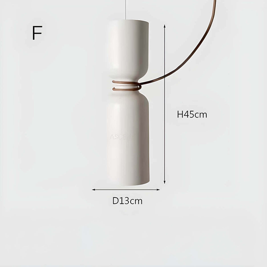 Geometrisk LED Pendellampe i Moderne Design