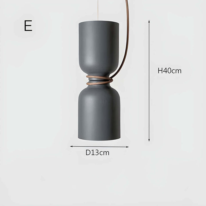 Geometrisk LED Pendellampe i Moderne Design