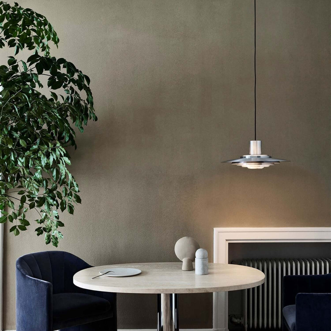 Moderne LED-pendellampe i aluminium