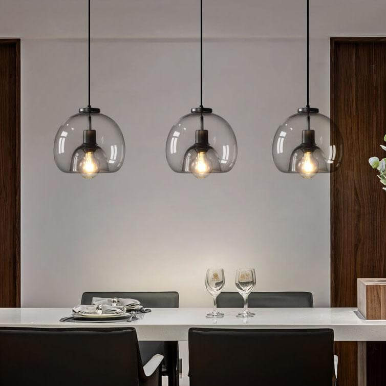 Mundblæst Glas Loftslampe