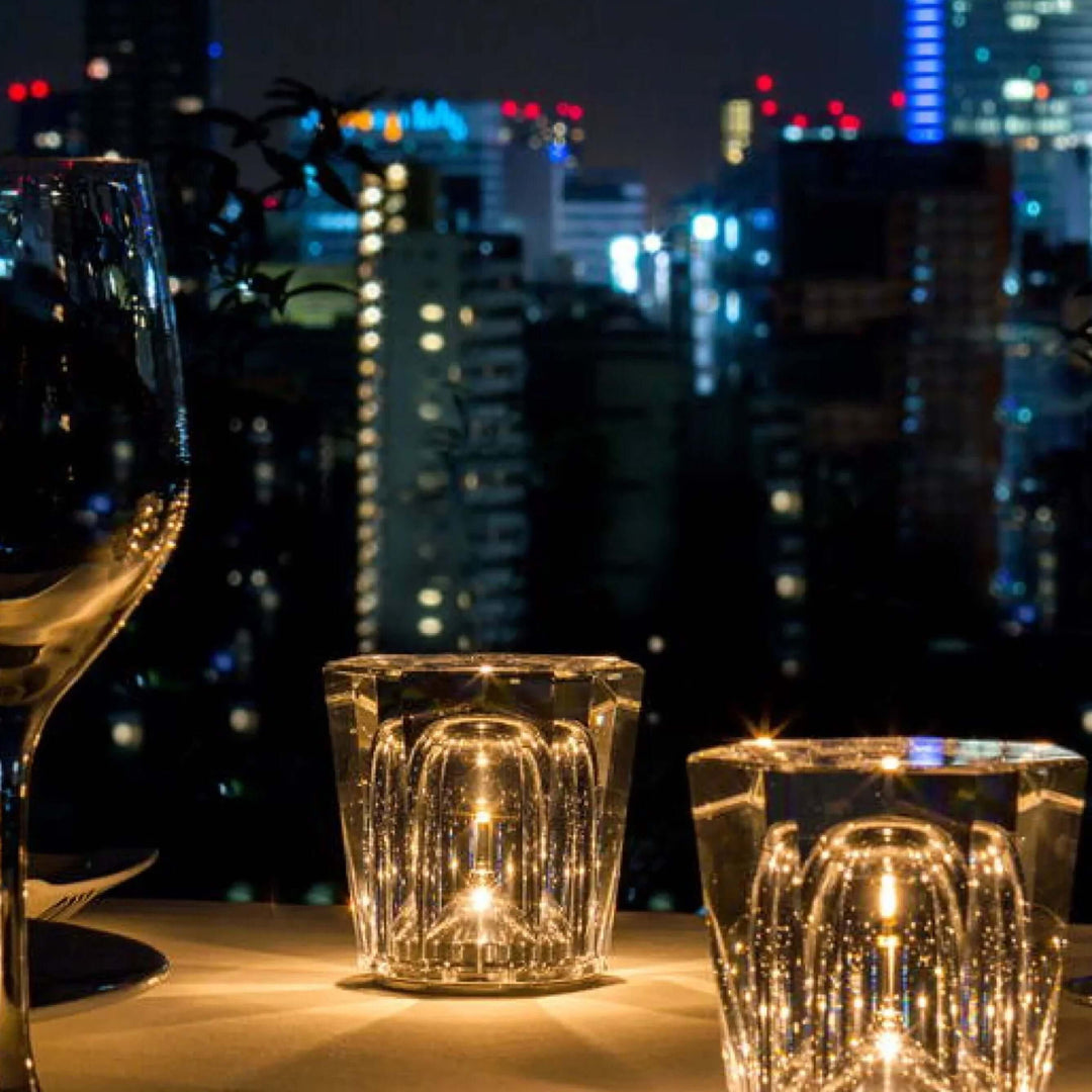 Elegant LED Krystal Diamant Bordlampe