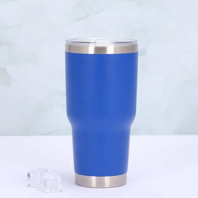 Unisex termokop med praktisk skydelåg