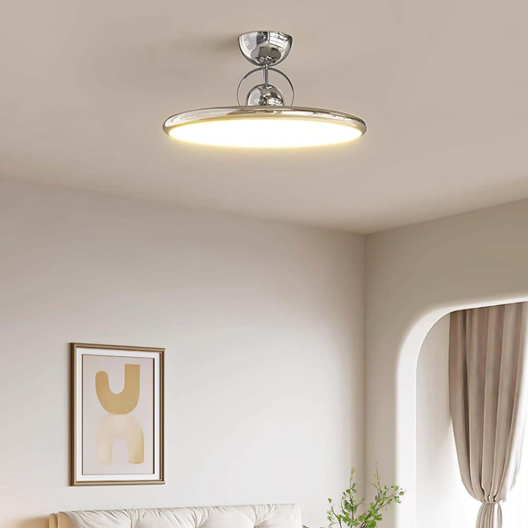 Moderne LED Loftsloftslampe i Akryl og Metal