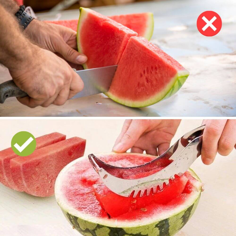 2-pak FruitFlow Frugtskærer i rustfrit stål