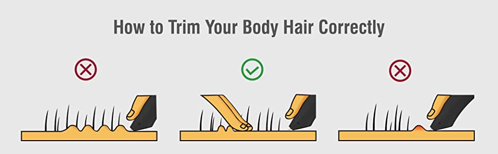 Unisex kropshårtrimmer & barbermaskine