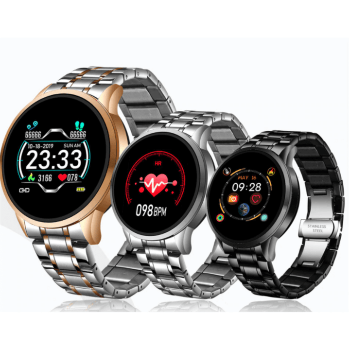 Klassisk Smartwatch med Fitness Tracker