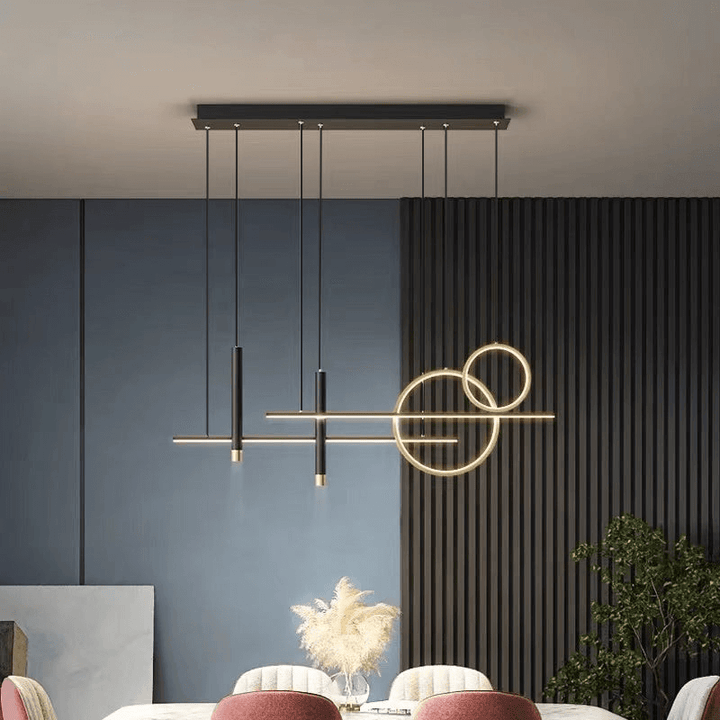 Moderne LED Pendellampe i sort