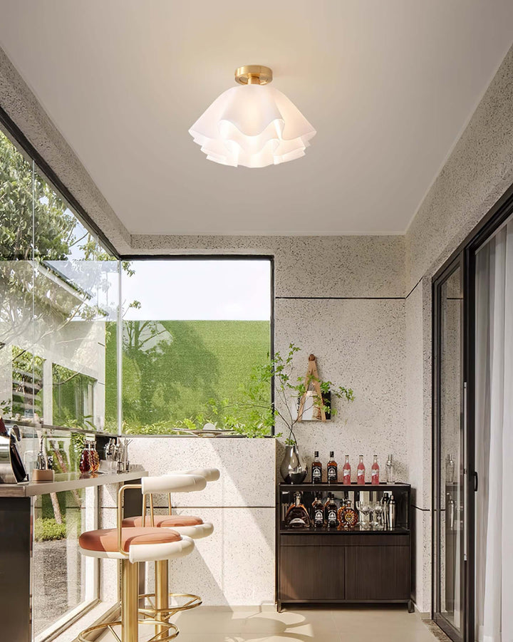 Moderne loft kobberloftslampe