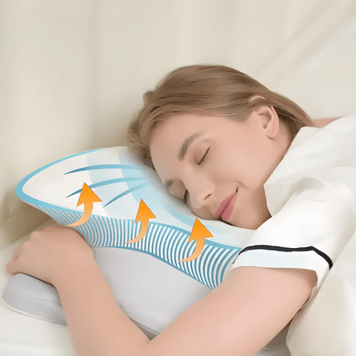 Ergonomisk 3D-Hovedpude til Optimal Komfort