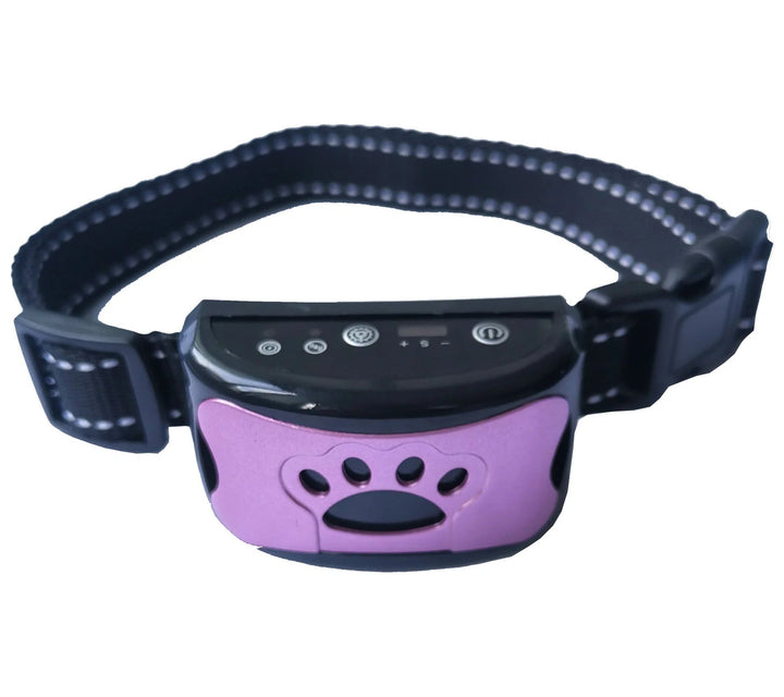 Genopladeligt anti-gø hundehalsbånd med lyd & vibration. Ideelt til adfærdstræning af hunde uden stød.
