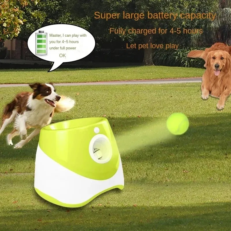 Automatisk boldkaster til hunde, USB-genopladelig, kompakt, i blå, grøn, lysegrøn, M, orange, til aktiv leg.