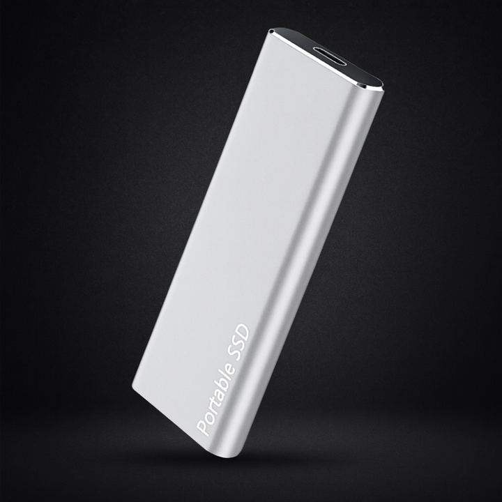 High-performance ekstern SSD for lynhurtig lagring og adgang til digitale filer via USB-C.