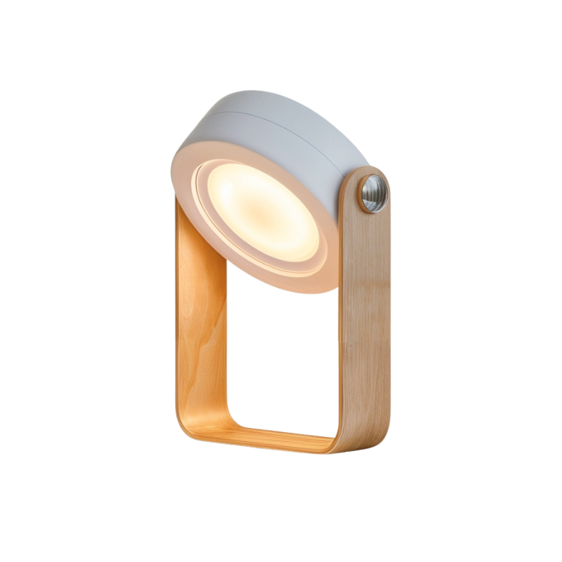 Moderne dæmpbar LED lampe. Trådløs, bærbar og genopladelig for fleksibel indendørs belysning.