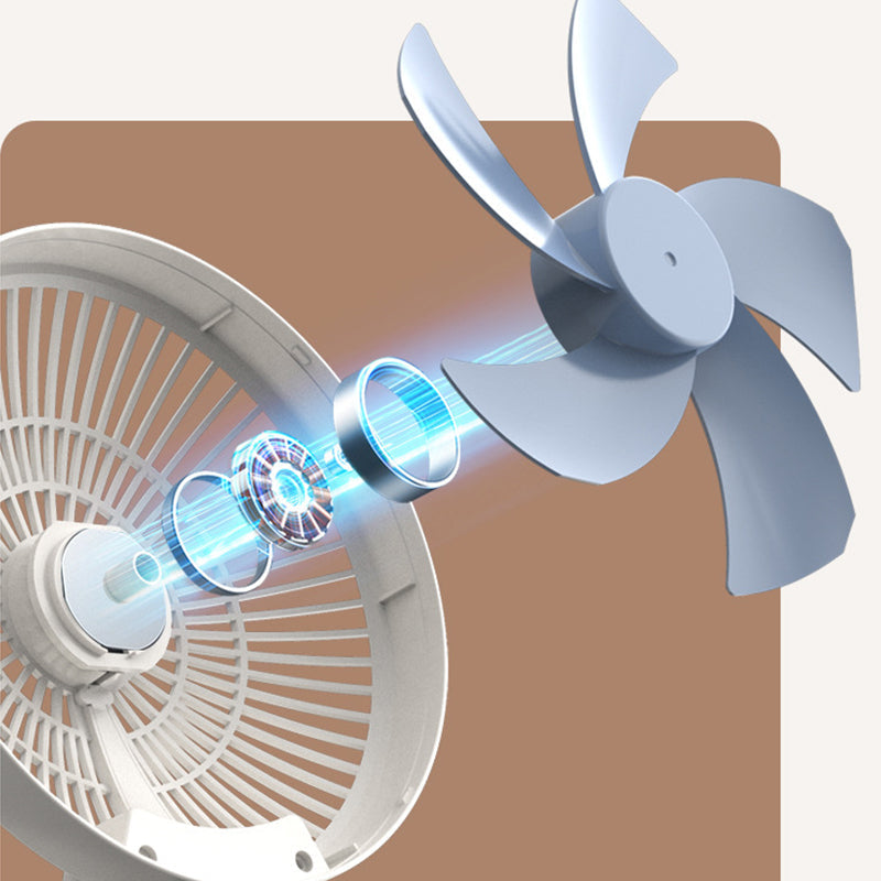 Trådløs, stille bærbar ventilator; nyd køling og frisk luft i sommerhuset.