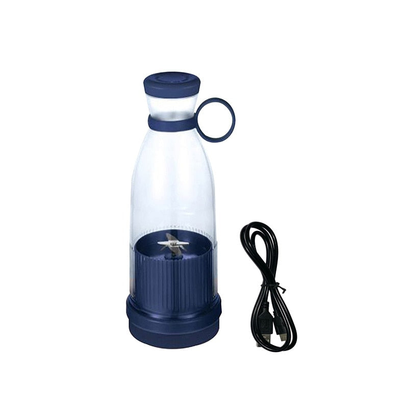 Alsidig bærbar smoothie blender, 380ml, med genopladelig funktion. Perfekt til friske drikke og sundhed på farten.