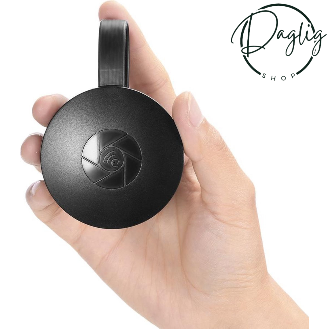 Trådløs TV-adapter med Bluetooth for skærmdeling. Nyd indhold uden Wi-Fi, tilslut nemt din enhed til TV'et.