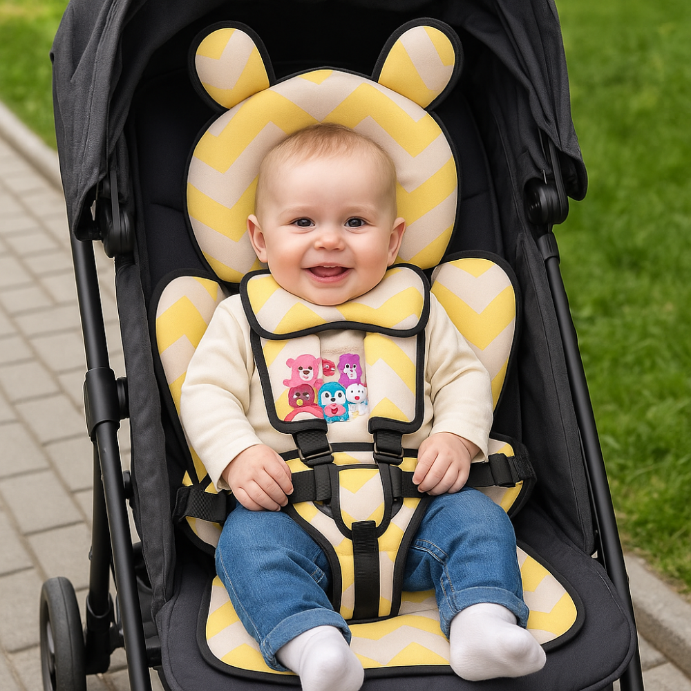 Sikkert og komfortabelt babyrejsesæde, ideelt til hjemme, restaurantbesøg og rejseeventyr.
