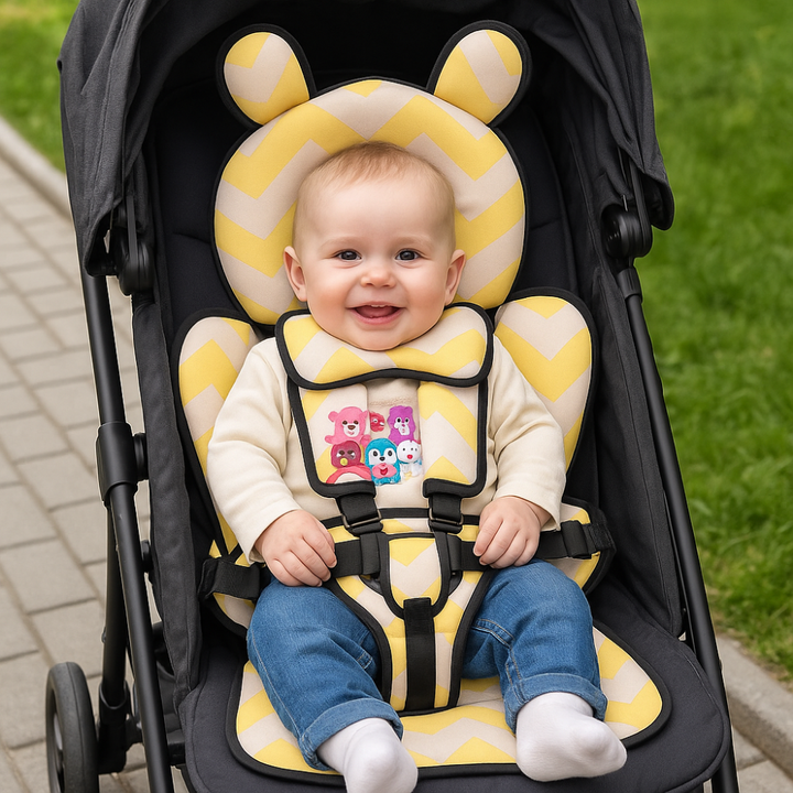 Sikkert og komfortabelt babyrejsesæde, ideelt til hjemme, restaurantbesøg og rejseeventyr.