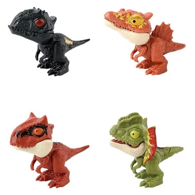 Detaljeret samleobjekt fingerdino legetøj; sjovt og sikkert børnelegetøj.