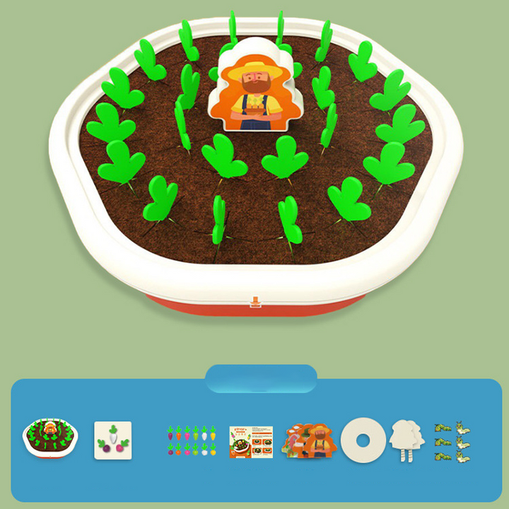 Barn leger med PlayPatch magnetspil, træner finmotorik, fokus og farvegenkendelse.